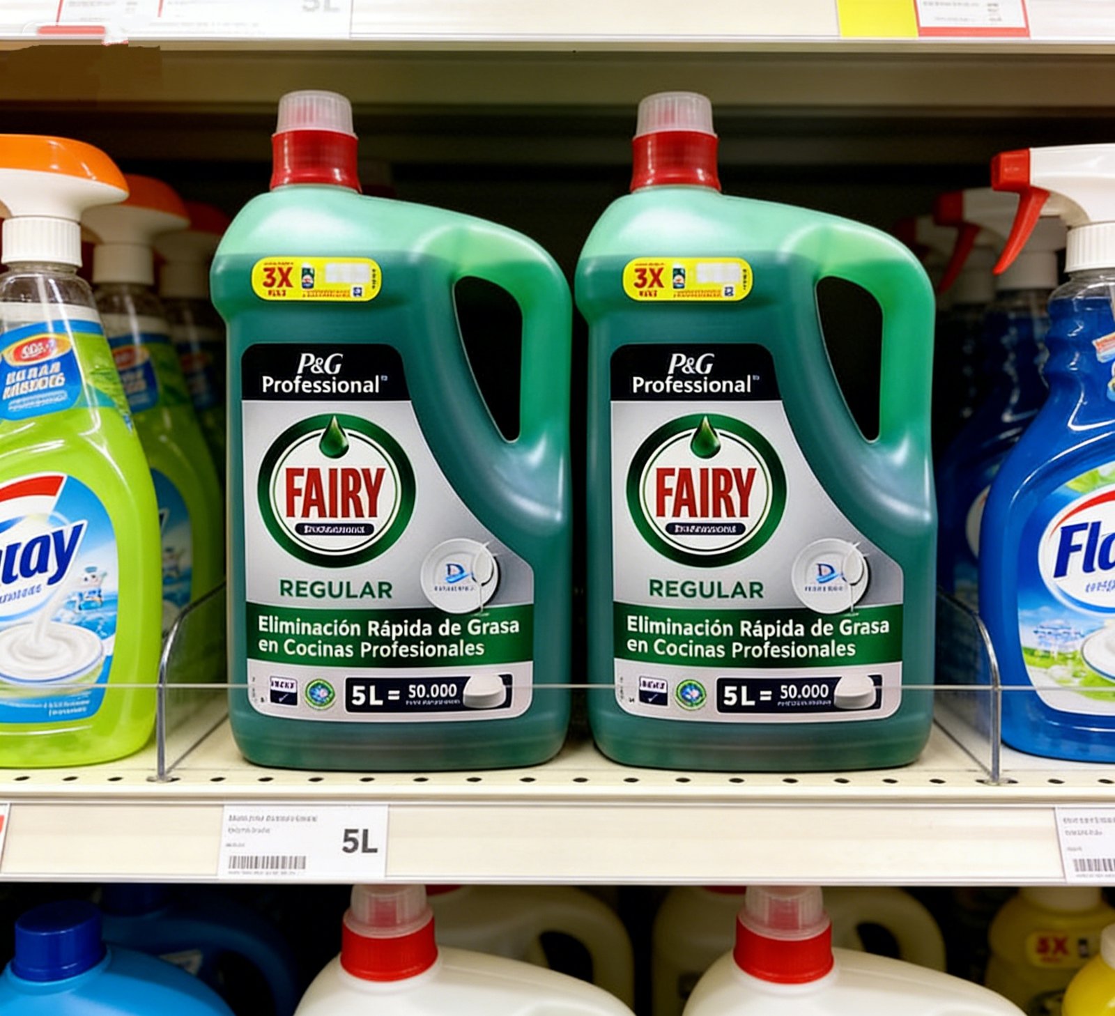Fairy Profesional Original - Lavavajillas Concentrado (Pack de 2 x 5 Litros) - Imagen 6