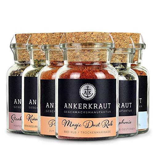 Ankerkraut Grill-Gewürzset mit 6 Sorten – BBQ-Starterset für leidenschaftliche Grillmeister, Geschenkidee für Männer und Frauen, inklusive 6 Gewürzgläsern - Image 5