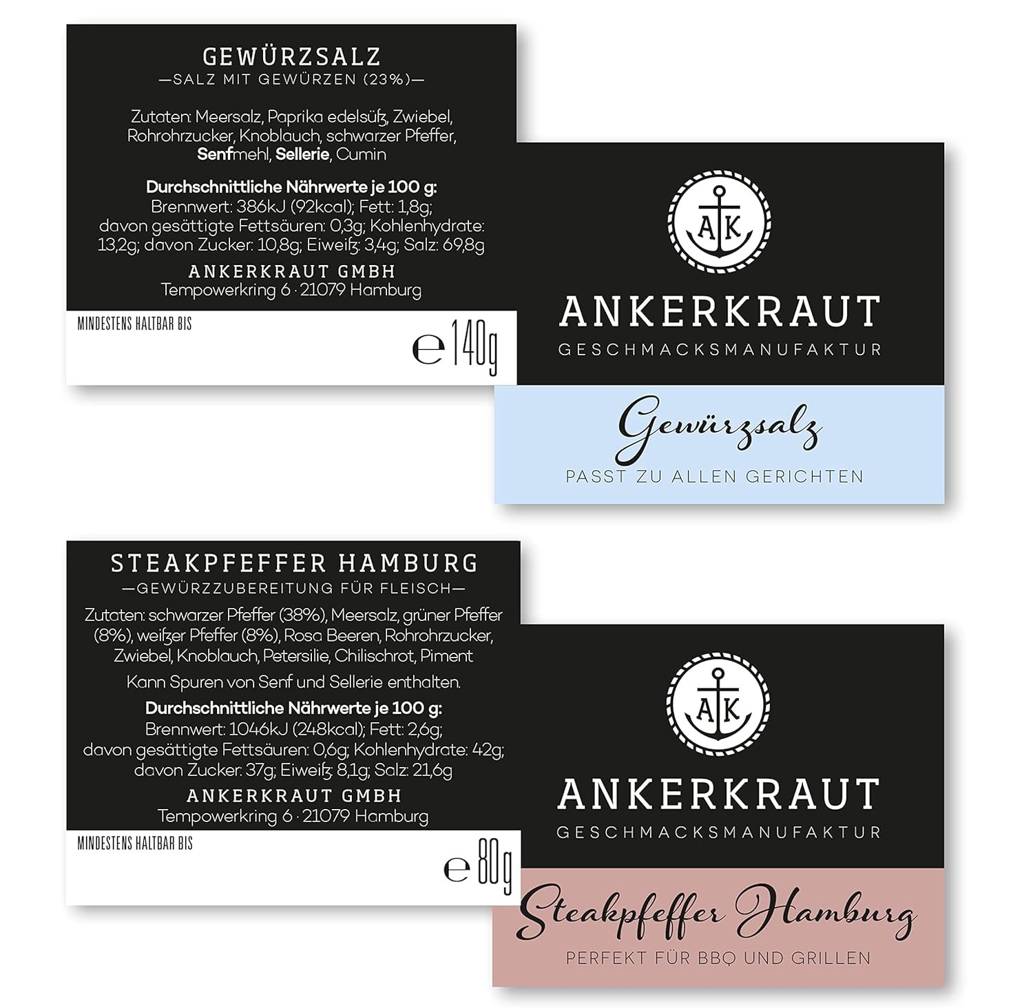 Ankerkraut Grill-Gewürzset mit 6 Sorten – BBQ-Starterset für leidenschaftliche Grillmeister, Geschenkidee für Männer und Frauen, inklusive 6 Gewürzgläsern - Image 3